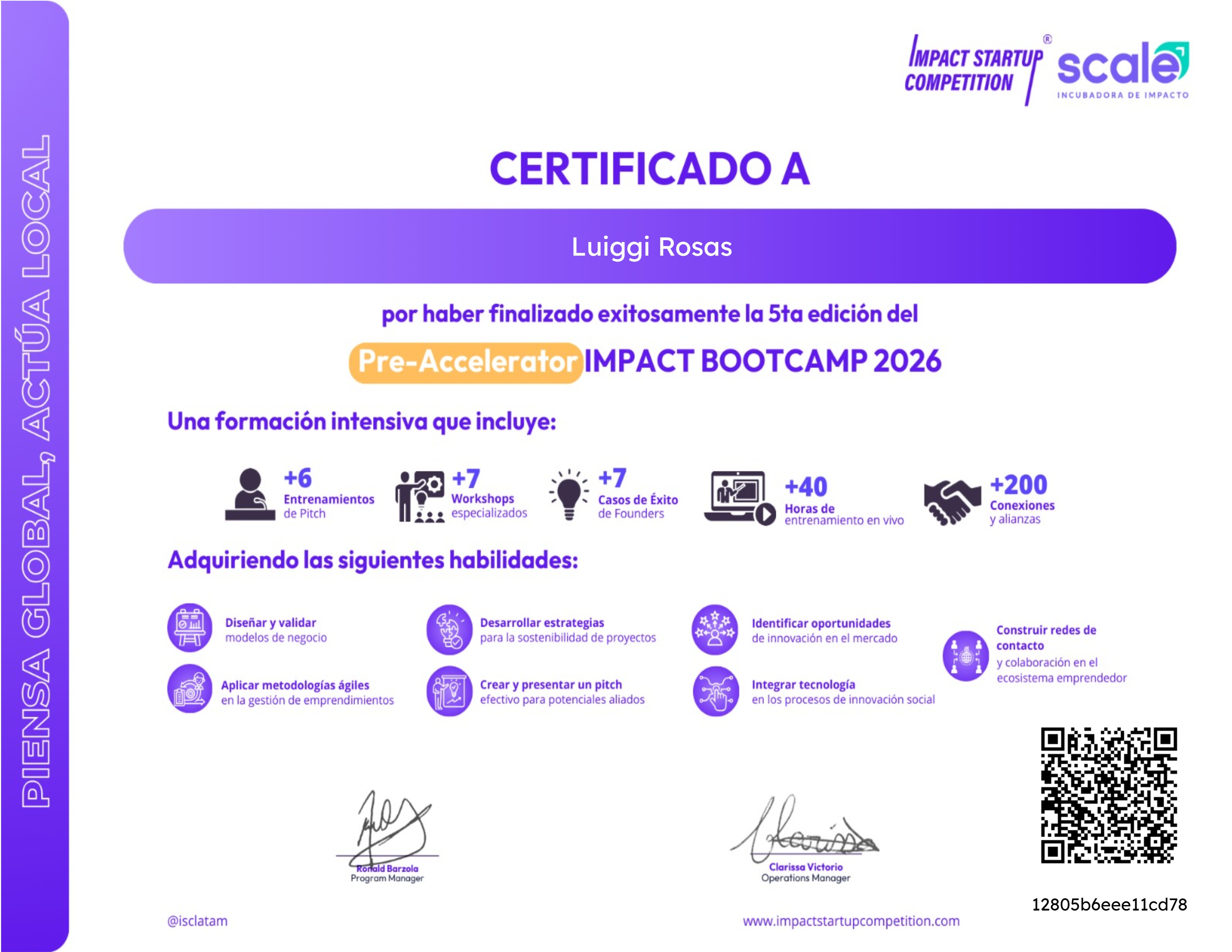 Pre - Accelerator Impact Bootcamp ISC 25/26